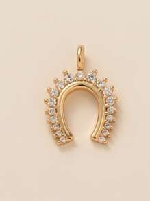 1PC Lucky Biscuit With Opening And Closing, Flower Love, Eight Pointed Star, Sun DIY Handmade Pendant, Women's Gift, Gold Plated