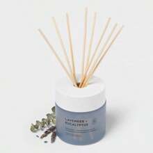 Glass Reed Diffuser Lavender And Eucalyptus 3.4 Fl Oz - Mixed Fragrance - View 3
