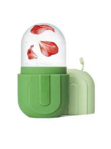 Silicone Ice Tray Ice Mould 2in1 Face Ice Roller Reusable Super Large Capacity Ice Cube Storage Ice Box