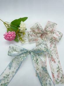 Cinta decorativa de 38 mm de ancho con estampado floral y de lunares, 10 yardas/rollo, para envolver regalos