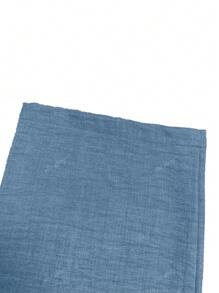 2 pièces Ensemble Casual: Top Cardigan unicolore Col Rond et Pantalon Long à Taille Élastique, Tenue Élégante pour Jardin, Trajet, Travail, Printemps/Été/Automne, Modeste