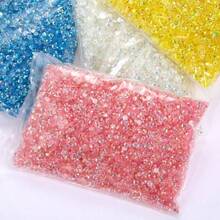 10,000 件 3 毫米平底树脂美甲水钻，DIY 或沙龙美甲平底美甲闪光适用于配饰、鞋子、衣服、化妆品、包包、美甲装饰混合形状水晶美甲宝石套装带钻笔美甲用品指甲美甲饰品