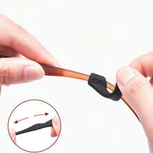 Herzförmige Silikon Anti-Rutsch-Brillenbügel-Hülsen, weiche Silikon-Brillenbügel-Hülsen mit Ohrhaken, geeignet für Herren, Damen, Freundinnen Brillenzubehör für Frauen zum Valentinstag