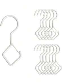 5pcs Heavy Duty S-Shaped Hooks With Safety Latch Design,Rustproof Metal Hooks For Hanging With Safety Buckle Design,Kitchen And Closet Hanging Hooks,Suitable For Plants, Pots, Towels And Bags,Hanging Plants