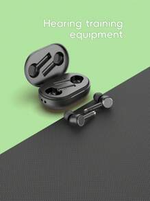 In-Ear Hearing Aid Headphones, Hearing Barrier-Free Design, LED Battery Indicator, USB-C Charging, Plastic Shell, Suitable For Games, Adult Use, In-Ear Hearing Amplifier, 300mAh USB Rechargeable Lithium Battery, No Need For Fast Charging-Type-C Charging Port.