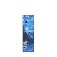 4pcs Van Gogh Starry Sky Pattern Gel Pens, Retractable, Quick Drying Ink, Student Exam, Office, Signature Black Pens - Black - View 6