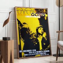 1pc /3PCSWall Art Poster Frameless/Framed Pop Oasis Band Poster Printing Family Living Room Bedroom Entrance Bar Restaurant Cafe Art Painting Decorative Hanging Painting