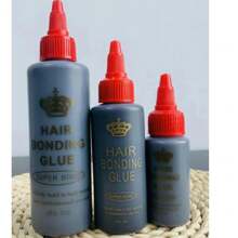 30ml Pegamento de unión para el cabello, herramienta para pelucas, adhesivo líquido para pestañas postizas, pelucas y extensiones de cabello profesionales, adhesivo invisible - 30ML - Ver 1