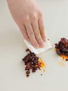 1 件圆形纯色防水桌布，简约风格，防油，防尘，桌罩保护套，适用于书桌、餐桌、咖啡桌、厨房和餐厅、家居装饰 - 白色 - 查看 4