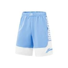 李宁男士专业比赛运动短裤 AAPV021，正品官方旗舰店 - 空藍色/乳白色 - 查看 1
