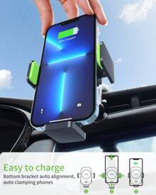Magsafe Magnetic Dual-Mode Mobile Phone Bracket Car Wireless Charger For IPhone Car Accessories Phone Holder