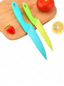 Colorful Stainless Steel Knife Set Kit 4 Pieces For Kitchen Knife Set Utensil - 彩色 - 查看 2