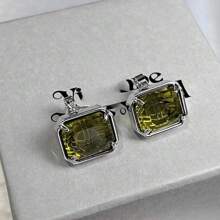 1 set Pendientes de tuerca, collar y gargantilla con diseños de meteorito, caramelo coloreado, azúcar cuadrada y Saturno, elegante para mujeres