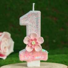 Shiny Pink Number Candles, Birthday Candles, Birthday Decorations, Happy Birthday, Cake Candles, Room Decorations
