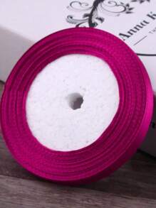 1 Roll 1cm X 25yd Satin Ribbon Hairbands DIY Craft Gift Wrapping Cake Decoration Strings - Multicolor - View 40