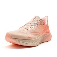 XTEP 2000公里第三代女子跑步鞋减震体测训练鞋2000公里第三代跑步鞋875118110034 - 香桃色/螢光淡粉 - 查看 2