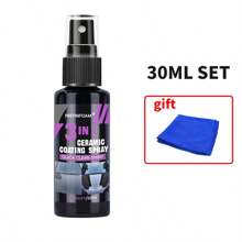 300ML Agente de revestimiento pulidor de pintura 3 en 1 para coche con capa de nano cristal hidrófoba, recubrimiento cerámico de nano