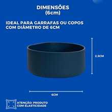 Silicone Bottle Protector Cover For Cups And Bottles Ideal Protection For The Base Durable Anti-Impact And Non-Slip - 裸體 - 查看 5