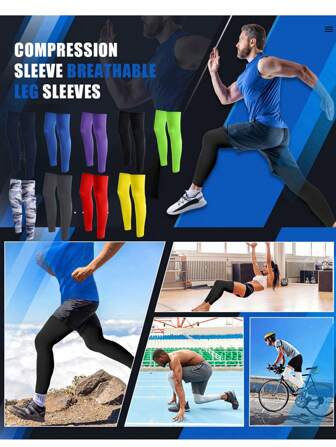 1 pieza Rodillera compresión, transpirable, antideslizante, con panal de abeja, extra larga para adultos y adolescentes para baloncesto, fútbol, voleibol, escalada, correr, deportes al aire libre, etc. Accesorios de gimnasio Rodillera deportiva Rodilleras de gimnasio