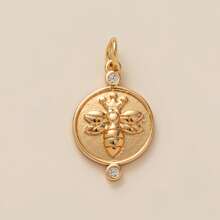 1PC Lucky Biscuit With Opening And Closing, Flower Love, Eight Pointed Star, Sun DIY Handmade Pendant, Women's Gift, Gold Plated