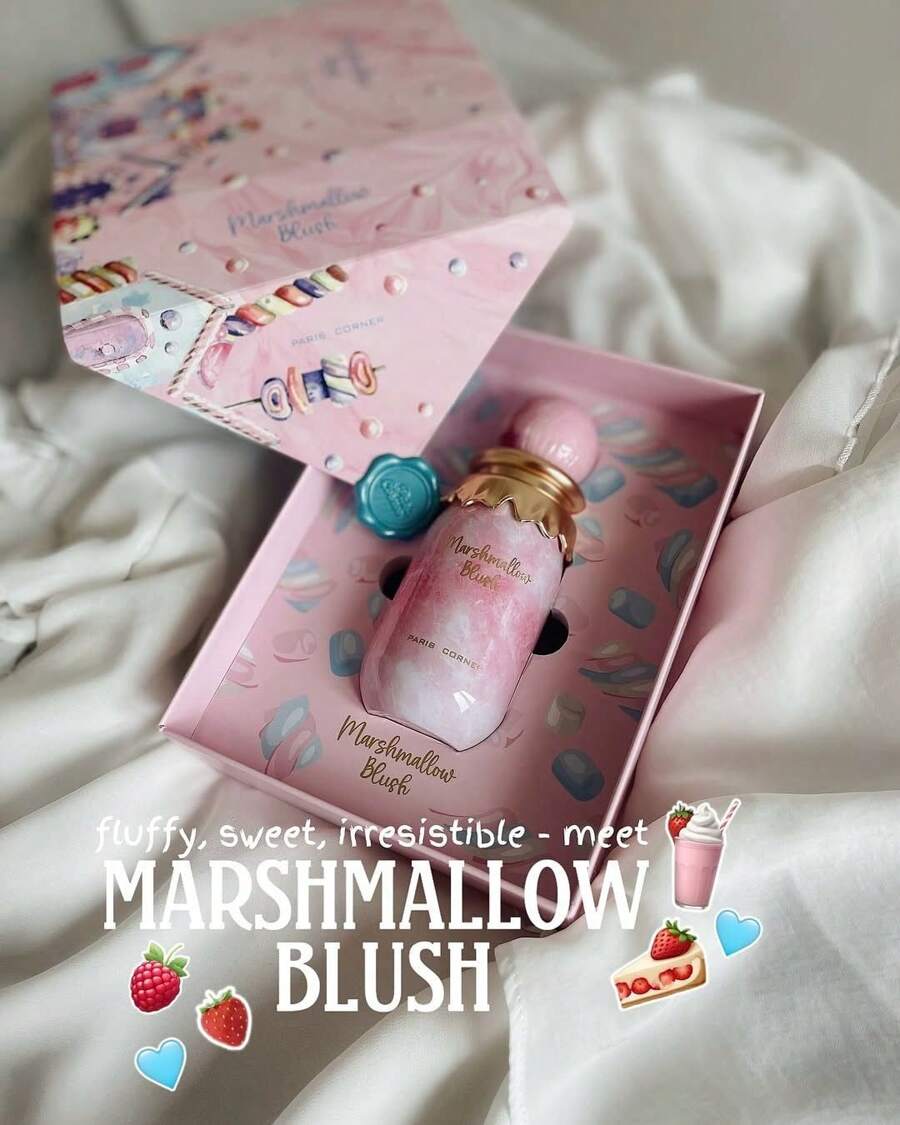 Paris Corner - Marshmallow Blush 100ml Unisex Eau De Parfum - Fruity Floral Musk - View 1