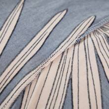 1pc Flounce Ruffled Sofa Cover, Anti-Slip Soft Couch Slipcover, Living Room Decor Transforms Into Delicate Ins Style - Leaves Rustling - View 7