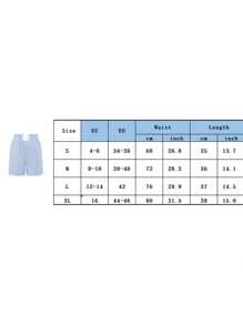Women Elastic Waist Shorts Casual Short Pants Pajamas Bottoms Summer Lounge Shorts - 藍色 - 查看 6