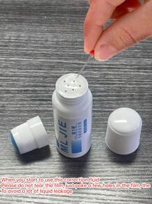 20ml Thermal Paper Correction Fluid, Courier Mark-Out Pen For Privacy Protection On Express Waybills, Receipts, Addresses, Simple Design For Home & Shipping Use (Color Random)