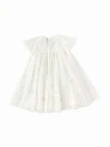 Balabala Girls' Princess Dress, Stylish Summer 2025 Outfit - Original White - View 5
