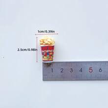 6/12pcs Cute Fridge Magnets, Popcorn Theme Home Decor Resin Magnets, Personalized Refrigerator Magnets For Kitchen, Office, Whiteboard, Storage Cabinet And Dishwasher, Holiday Gift