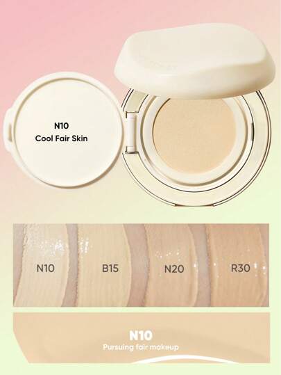 JUDYDOLL MOISTURIZING CUSHION FOUNDATION, Hydrating Powder Foundation Cushion, Concealing, Long Lasting, Niche Special New Product, Surprising Gift For Friends, Girlfriends, Wedding Essentials, Wedding Guest, Bachelorette Party, Natural School Makeup, Sweet Makeup, Blood Color Makeup, Date Makeup