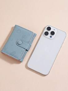 Cartoon Umbrella Pattern Wallet, Short Bifold Large Capacity Coin Purse, Multi-Function Coin Pouch - Multiple Colors Available For Women Wallet Mini Wallet Purse Wallet Small Wallet Cute Wallet Coin Wallet Travel Essential Summer - Multicolor - View 3