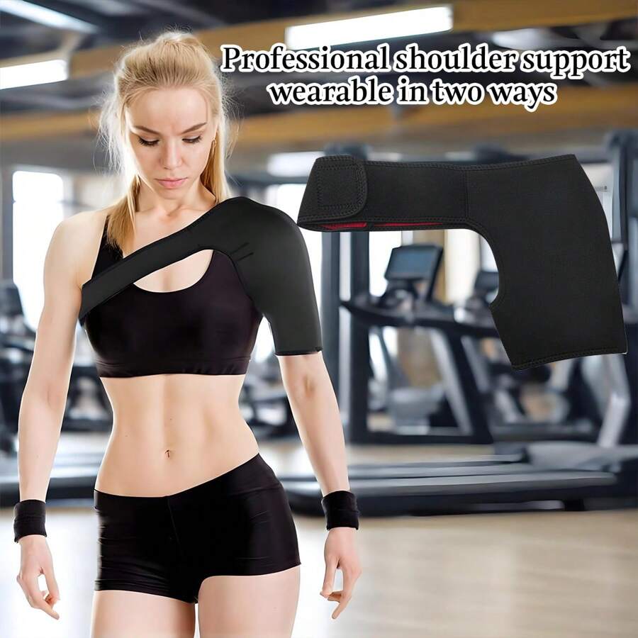 Penyangga Bahu Kompresi Serbaguna: Penyangga Bahu Profesional Mode Ganda untuk Stabilitas yang Lebih Baik – Penyangga Sendi AC & Rotator Cuff yang Dapat Diatur dengan Lengan Penyangga untuk Pria dan Wanita - MultiWarna - View 1