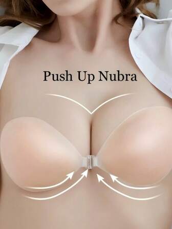 硅胶花瓣文胸，提升和隐形提升胸部贴垫，加厚无肩带性感胸罩杯，适合女士婚纱