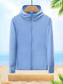 Ice Silk Hooded New Sun Protection Clothes Women Spring And Summer Thin Breathable Casual Jacket Jacket Foreign Trade Explosion - Multicolor - View 21