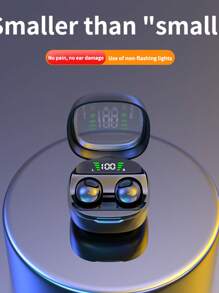 Auriculares intrauditivos invisibles - Estuche de carga mini, llamadas de alta definición, adecuado para negocios y deportes - Multicolor - Ver 13