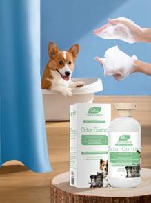 7,71 fl.oz (228 ml) Gel douche naturel et doux pour animaux de compagnie Shampooing universel pour chats et chiens - Sans larmes pH acide faible + extraits végétaux pour un nettoyage en profondeur, une fragrance longue durée, convient aux peaux sensibles, aux poils doux et anti-dessèchement, convient pour le nettoyage quotidien, les soins des poils longs et courts, la prévention des maladies de peau, les soins multiples pour animaux de compagnie et le SPA
