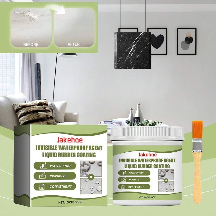 Sellador impermeable invisible, pegamento impermeable invisible para sellar ladrillo y pintura impermeable para el hogar