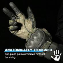 Rubber Guard Tactical Gloves Men Touchscreen Airsoft Motorcycle Hunting Outdoor - màu xanh lá - Xem 5