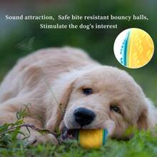 8pcs Squeaky Dog Balls, Dog Toys Balls For Training, Tough Ball Toys For Dogs, Fit With Dog Ball Launcher, High Bouncy Dog Ball For Interactive Playing, Puppy Pet Chew Balls Teething Balls - Multicolor - View 10
