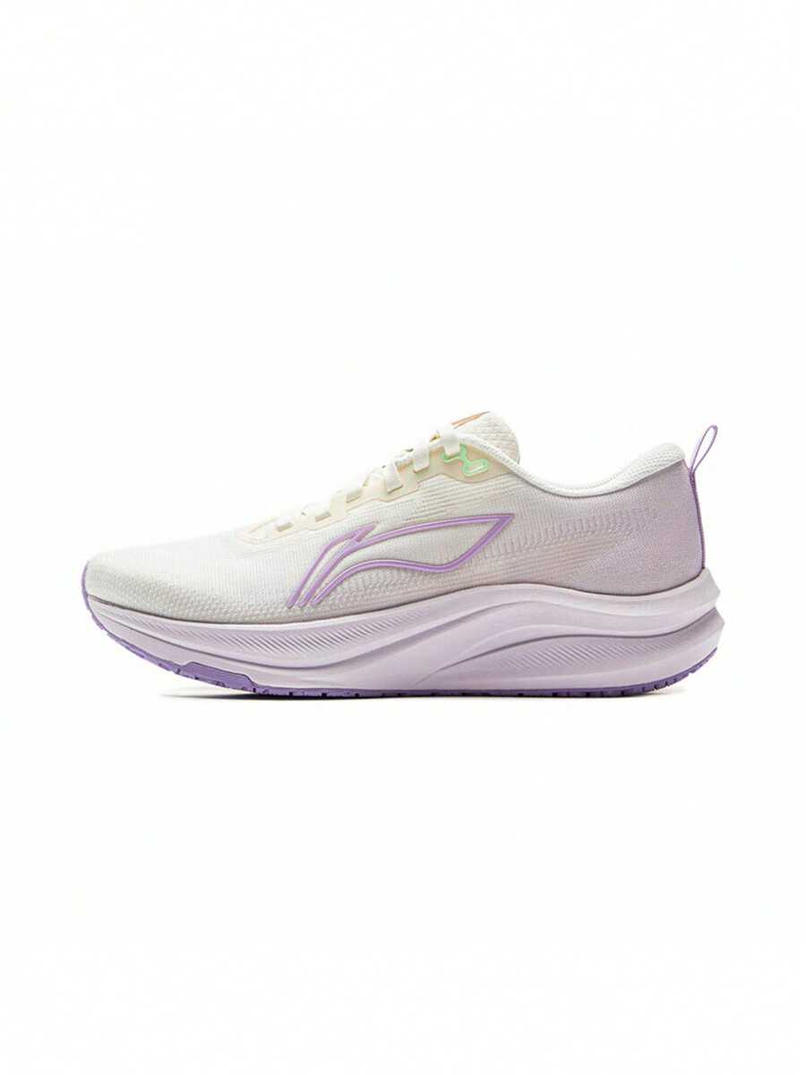LI-NING RED HARE 8 Women's Support And Stability Racing Training Running Shoes Basic Racing Running Shoes Authentic Official Store ARPV014 ARPV004 - Beige/purple Pink - View 1
