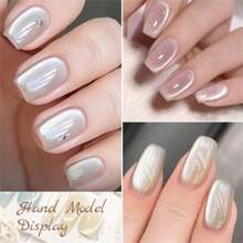 MEET ACROSS 12支装果冻玻璃猫眼凝胶指甲油套装，带磁棒，7毫升果冻月光磁性猫眼凝胶指甲油，半永久UV凝胶可卸美甲套装，带盒美甲DIY礼物，女士美甲 - 彩色 - 查看 9