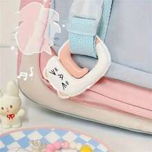4pcs Cute Cartoon Animal Portable Hook Hanger Clips, With Plastic Hook, For Hanging Bags, Keys & Decor Accessories