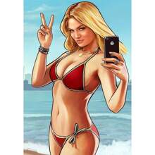 1 pièce Affiche murale avec cadre en option, Pop Art GTA 5 Vices, la capitale sainte, 5 stars, bon citoyen, trio de voyous, photo de groupe magnifique. Collection d'affiches artistiques à décorer la salle de jeu. Peinture HD cadeau de décoration