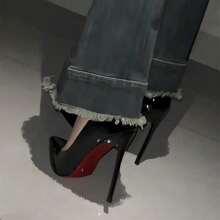 Women Pumps - Black 9cm - View 1