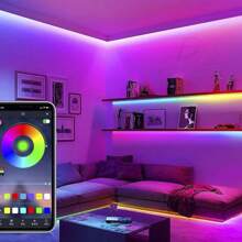 RGB 5050 Led Light Strip With 7 Meter Control - Verschiedenfarbig - Übersicht 6