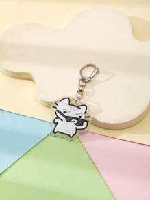 1 件亚克力可爱卡通线猫钥匙扣/离家出走猫/金钱猫/星星猫/鸡腿猫/吸烟猫/汉堡猫/喝酒猫/邪恶猫/天使猫/猫/大眼猫/窃笑猫/惊讶猫/太阳镜猫/无语猫/扭屁股猫/画家猫/倾听猫/绘画猫/跳舞猫动物主题钥匙扣吊坠背包装饰/包包配件/书包配件/钱包挂件/朋友的礼物汽车配件包饰动物哥特 Y2k - 彩色 - 查看 32