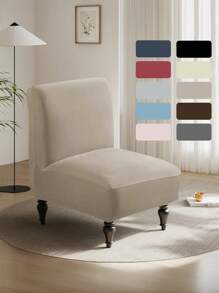 无扶手椅套，大号无扶手拖鞋椅套，可拉伸通用薄面料客厅椅套家具保护套可拆卸可洗适用于家庭酒店客厅，1/2 件套无扶手椅套，可拉伸拖鞋椅套超大可洗家具保护套椅套适用于客厅餐厅酒店 - 彩色 - 查看 28