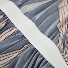 1pc Flounce Ruffled Sofa Cover, Anti-Slip Soft Couch Slipcover, Living Room Decor Transforms Into Delicate Ins Style - Leaves Rustling - View 6