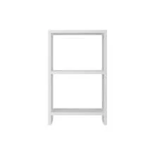 Nicho Prateleira Mesa De Apoio Cabeceira Para Quarto 100% MDF Branco - Branco - Visão 6